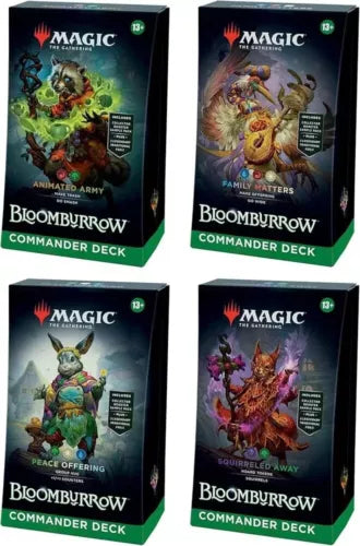 Magic the Gathering TCG: Bloomburrow Commander Decks