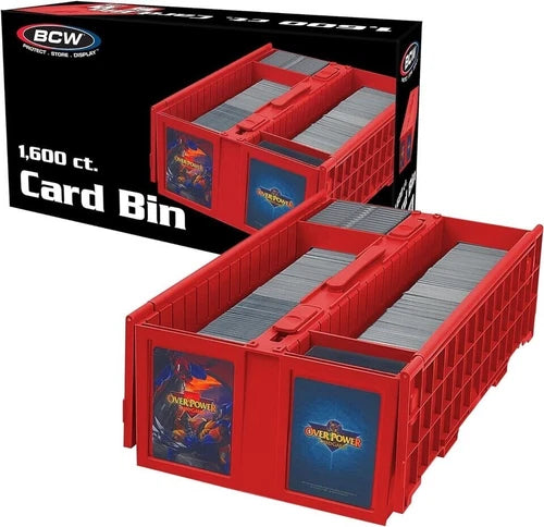 Protect: Collectible Card Bin (1600) Red