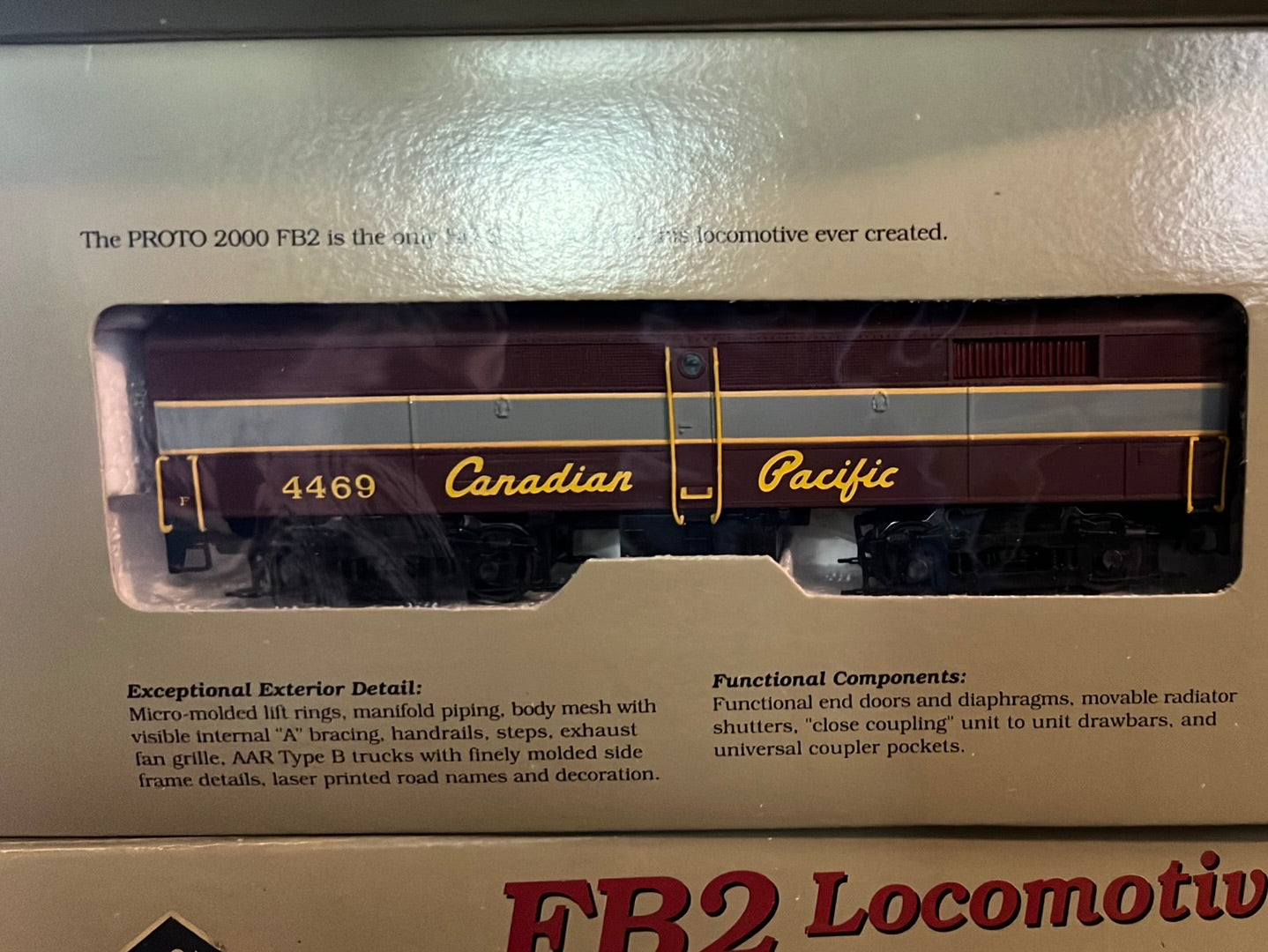 HO scale Train Proto 2000 Canadian Pacific FA2/FB2/FA2 combo