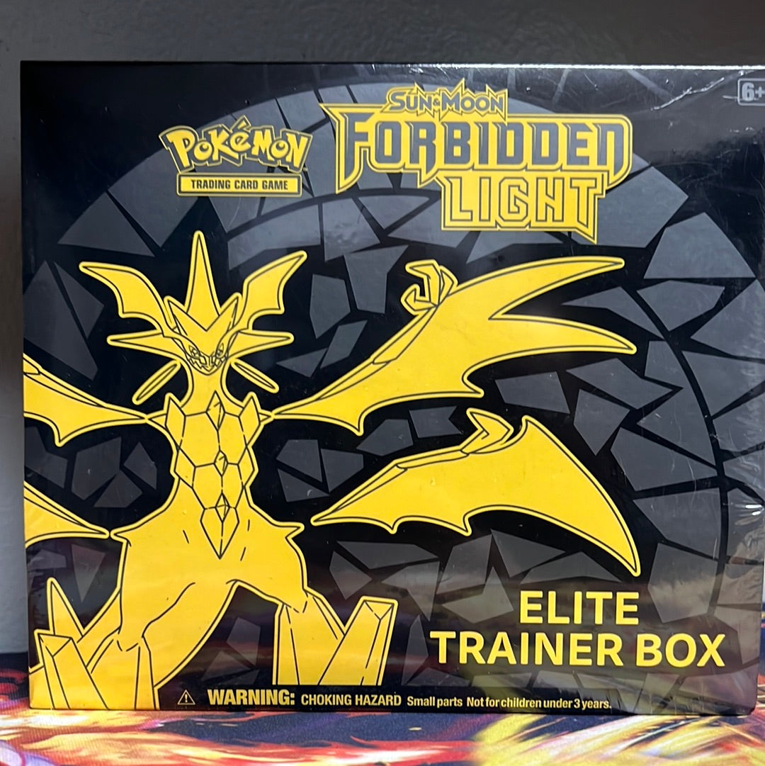 Pokémon Sun & Light Forbidden Light ETB high quality - Elite Trainer Box