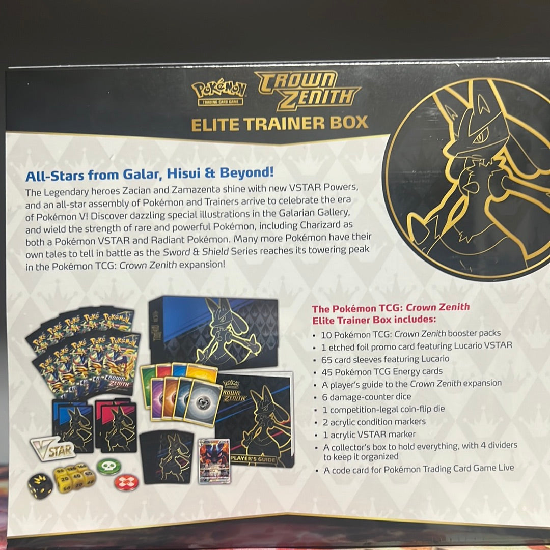 Pokemon TCG Crown Zenith ETB