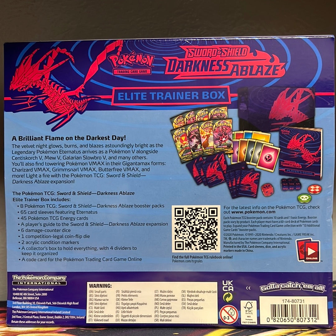 Pokemon TCG Darkness Ablaze ETB