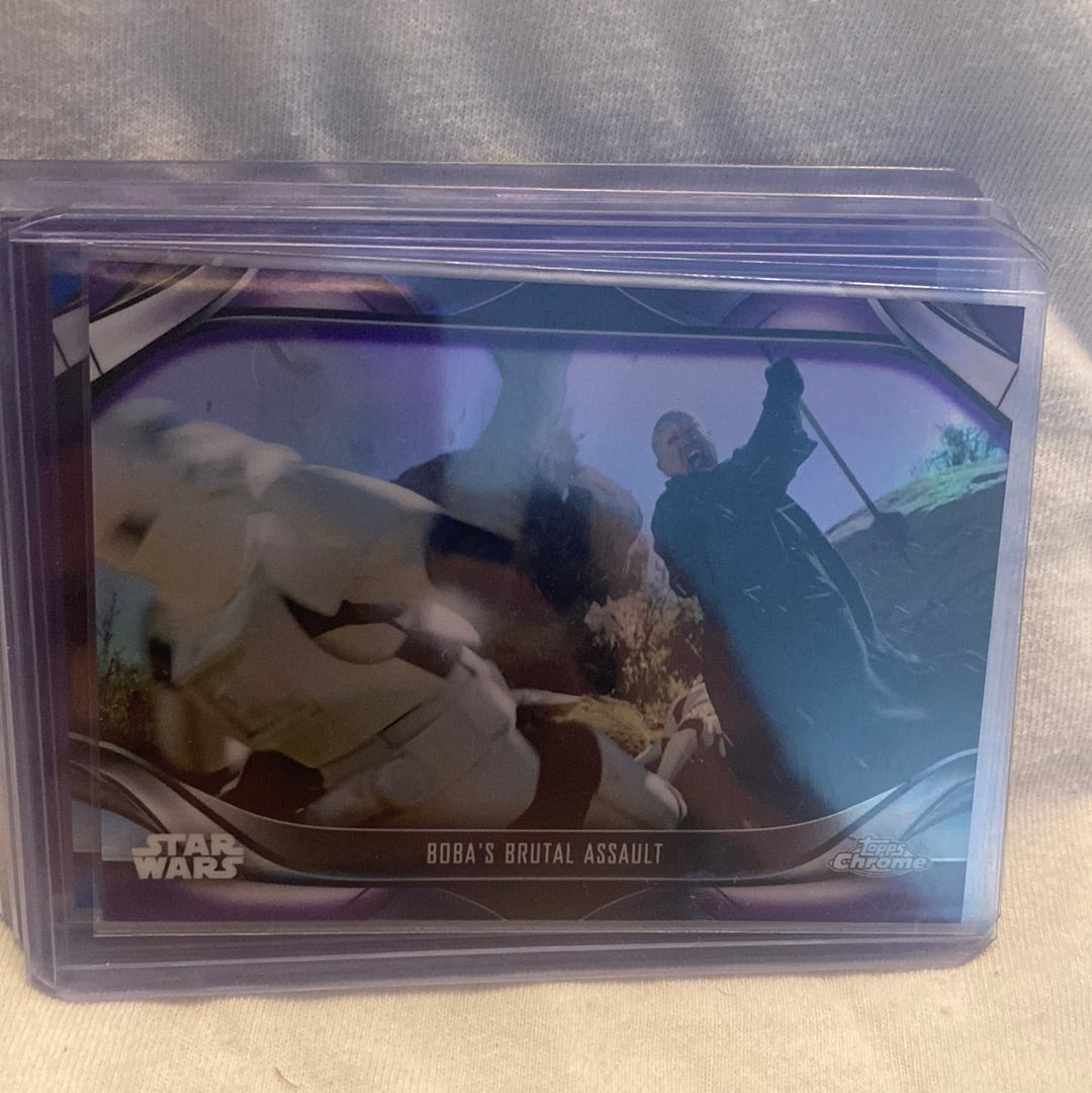 Topps Chrome Star Wars Beskar Edition parallel trading cards PYC