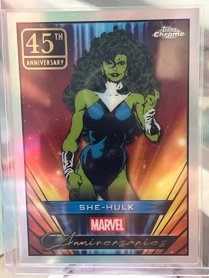 2025 Topps TCG Marvel Chrome Refractors and Inserts and Parallels