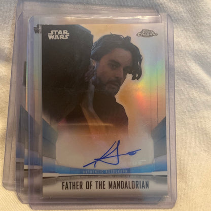 2022 Topps Chrome Star Wars Beskar Edition Trading Cards Autos