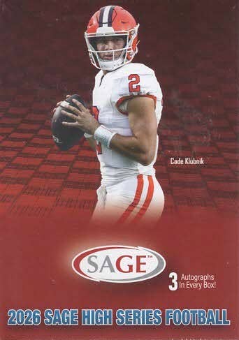 2026 Sage Football: High Series Football 60ct. Blaster Box