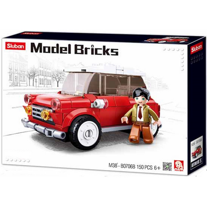Model Bricks: Mini Car Building Brick Kit (113 pcs)