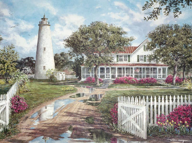 Puzzle: Ocracoke Lighthouse 550 Piece Puzzle