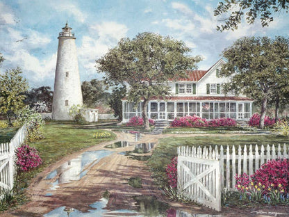 Puzzle: Ocracoke Lighthouse 550 Piece Puzzle