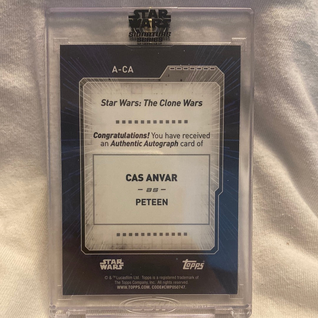 Topps Star Wars Signature Series trading card A-CA