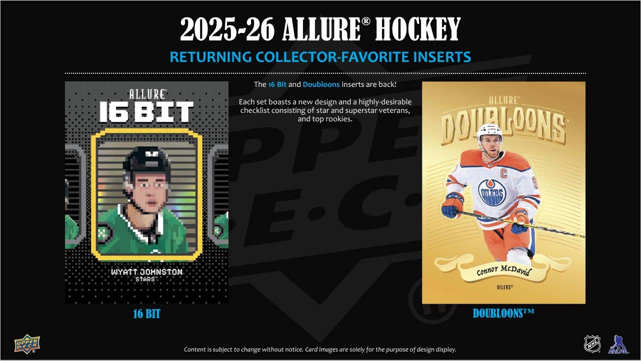 2025-26 Upper Deck: Allure Hockey 20ct. Blaster Box
