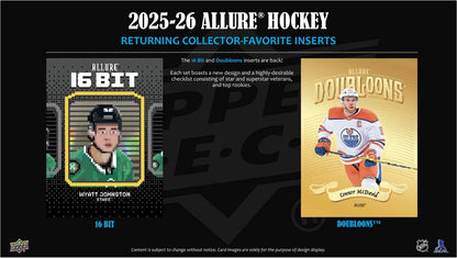 2025-26 Upper Deck: Allure Hockey 20ct. Blaster Box