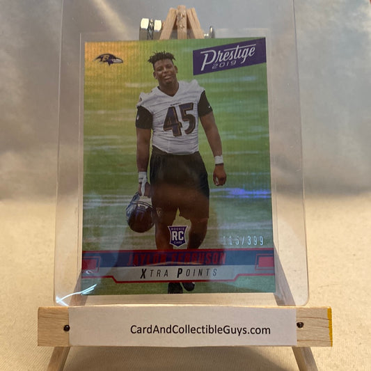 2019 Panini Prestige Jaylon Ferguson RC /399 Red Ravens #248 Xtra Points Trading Card