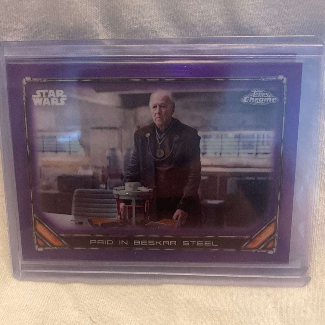 Topps Chrome Star Wars Beskar Edition parallel trading cards PYC