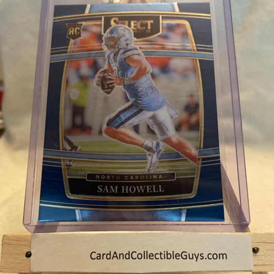 2022 Panini Select Draft Concourse Rookie Card RC #3 Sam Howell North Carolina 2 Trading Card