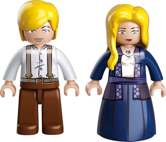 Model Bricks: Titanic (Large Model) Building Brick Kit with Jack and Rose Figures (1012 Pcs)