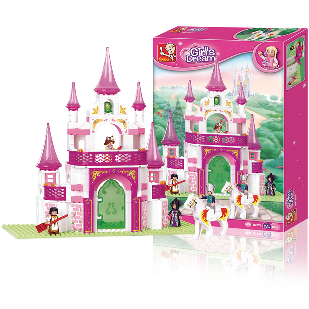 Model Bricks: Girls Dream Palace Building Brick Kit (271 Pcs)