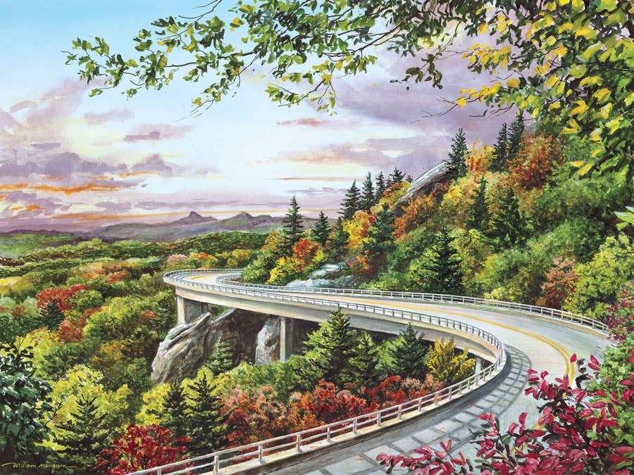Puzzle: Majestic Byway 550 Piece Puzzle