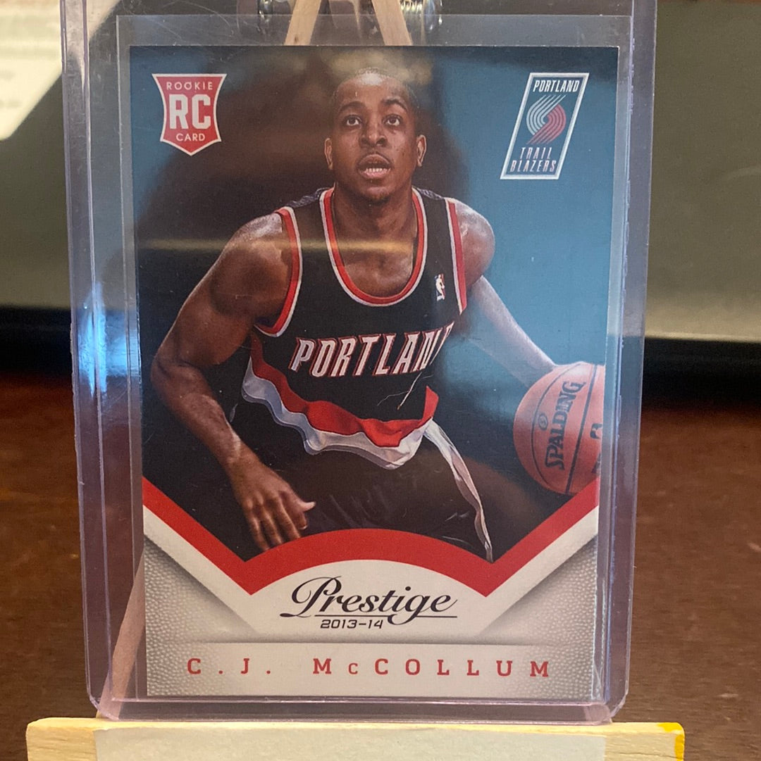 2013-14 Panini Prestige #170 C. J. McCollum Rookie RC Portland Trail Blazers Trading Card