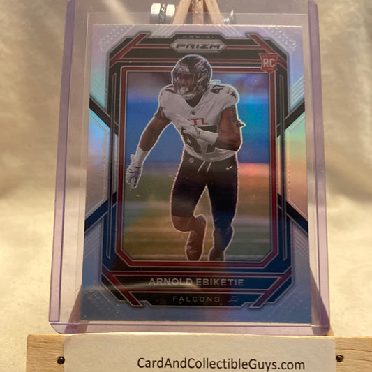 2022 PANINI PRIZM ARNOLD EBIKETIE SILVER PRIZM ROOKIE ATLANTA FALCONS RC #384 Trading Card