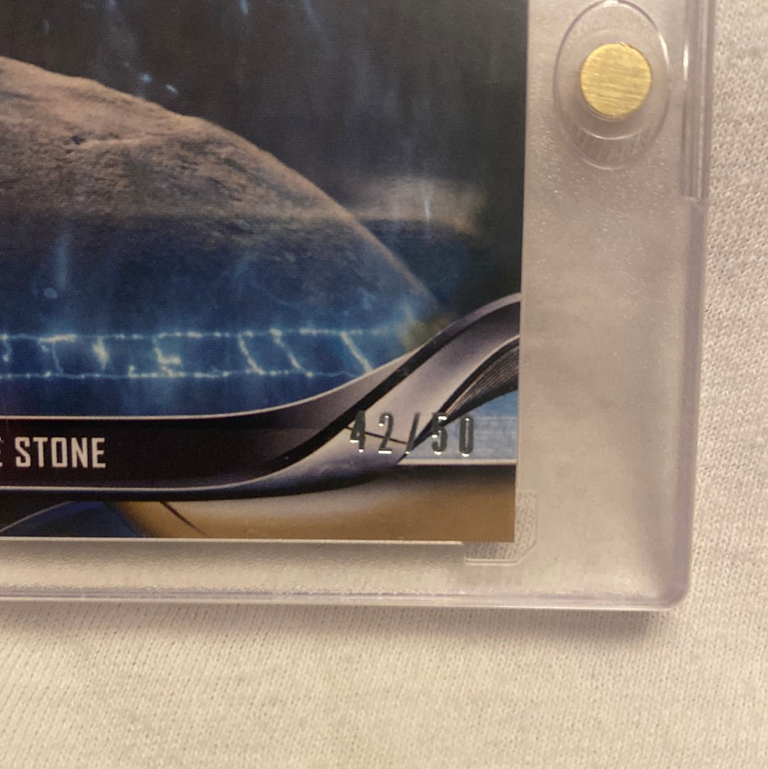 2021 Topps Star Wars The Mandalorian Season 2 Card 65 The Child and the Stone 42/50