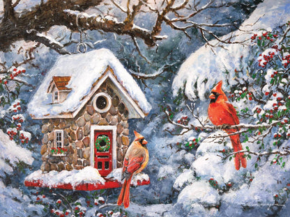 Puzzle: Winter's Retreat 550 Piece Puzzle