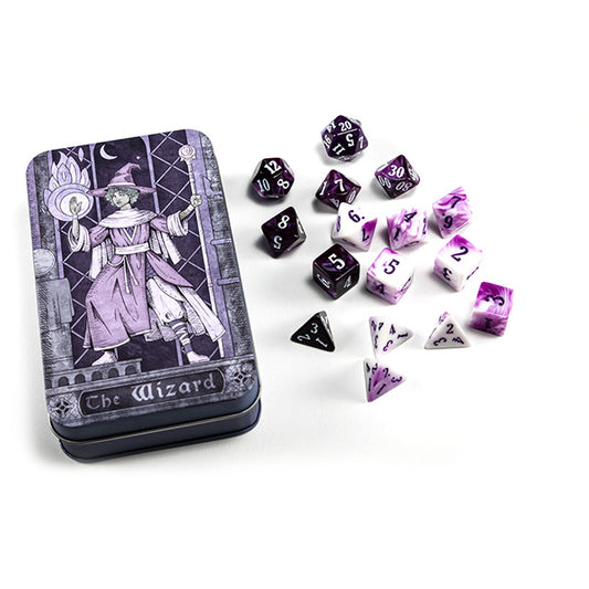 Dice: RPG Class Wizard Set Tin (14 Dice)
