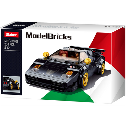 Model Bricks: Sports Car Building Brick Kit (254 pcs)