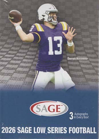 2026 SAGE: Low Series Football 63ct. Blaster Box