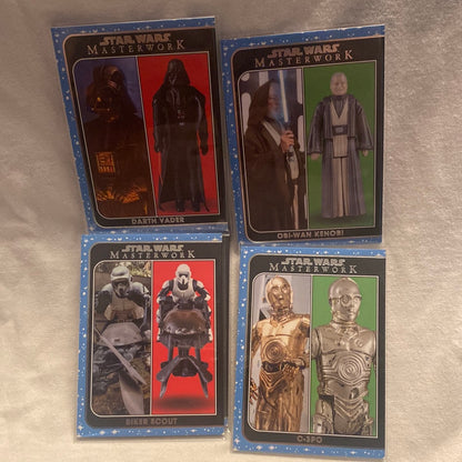 Topps Star Wars Masterwork Trading Card PYC Autos/Parallels/Base