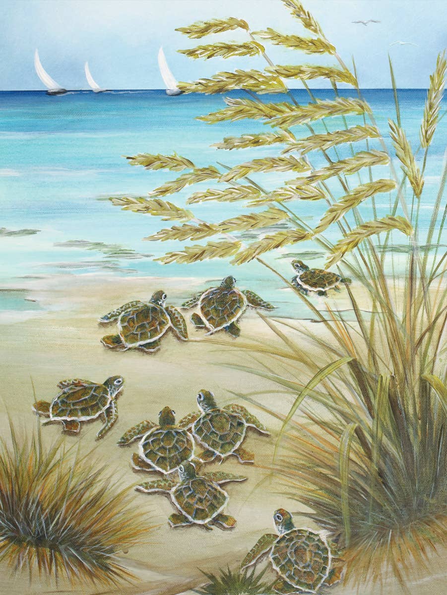 Puzzle: Turtle March 550 Piece Puzzle