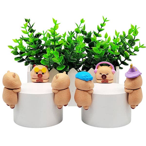 Blind Box: Capybara Huggers- The Phone Hugging Animals Series 3 Collectable Figurines