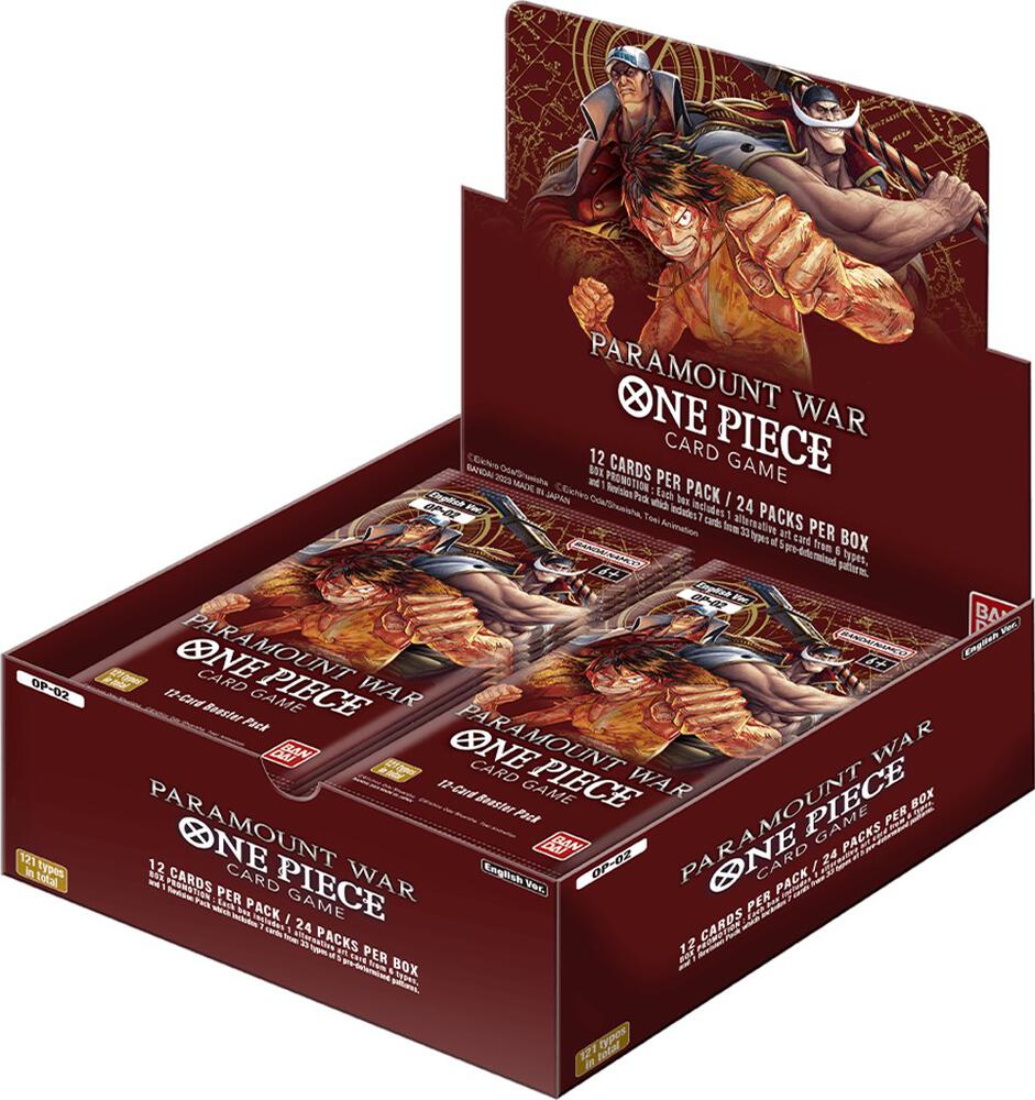One Piece TCG: OP-02 Paramount War Booster Display (Limit 1)