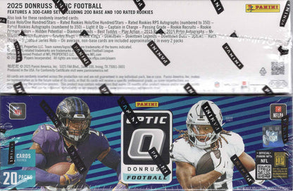 2025 Panini Football: Donruss Optic NFL Football 80ct. Retail Display