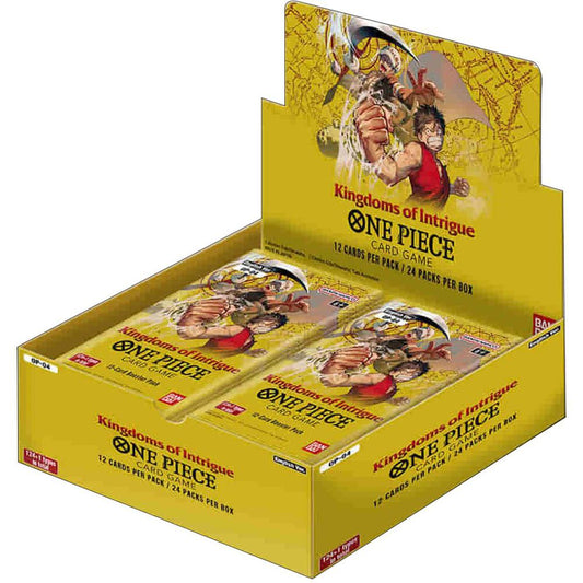 One Piece TCG: OP-04 Kingdoms of Intrigue Booster Display (English) (Limit 1)