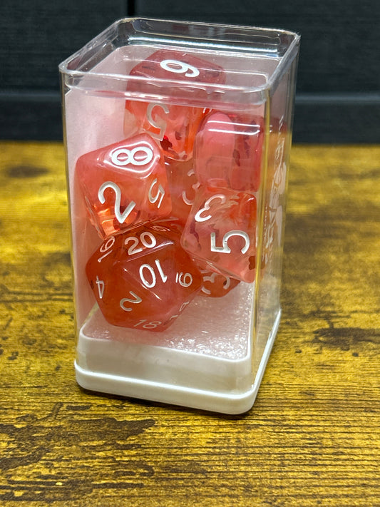 7-Set “Lovestruck” RPG Dice