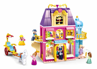 Model Bricks: Girl's Dream Village Department Store Building Brick Kit (526 pcs)