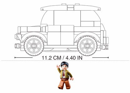 Model Bricks: Mini Car Building Brick Kit (113 pcs)