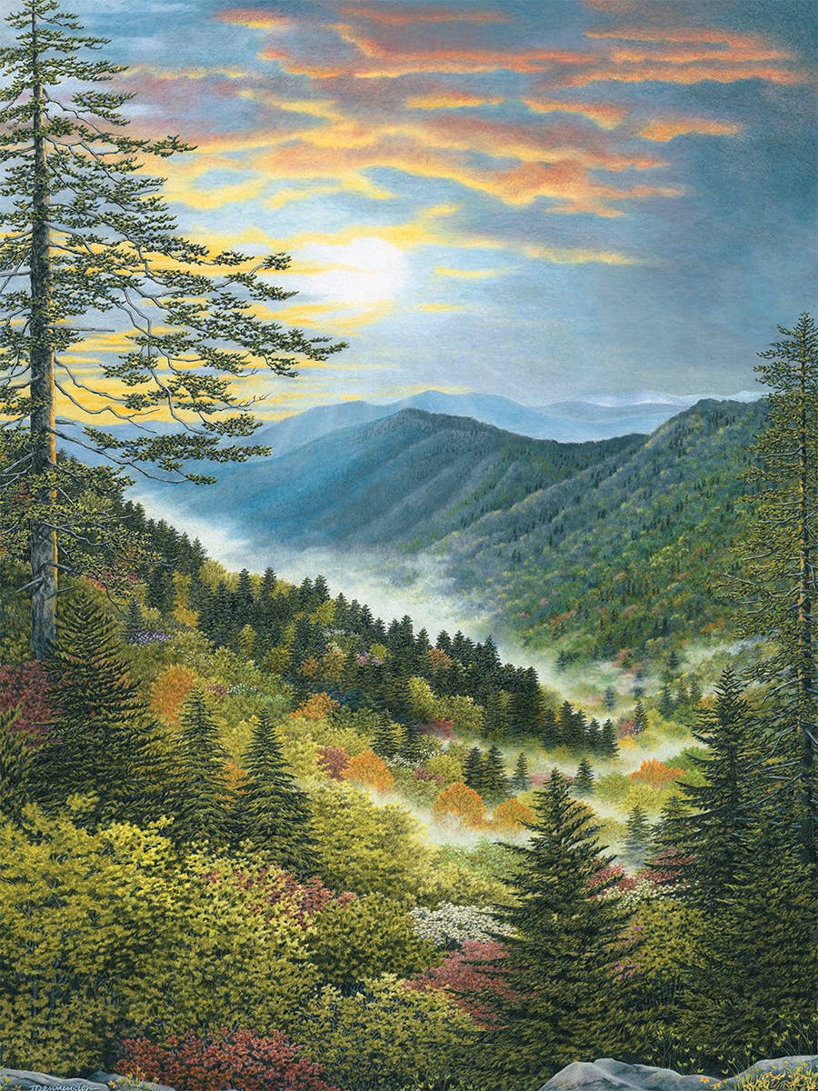 Puzzle: Smokies Scenic Preserve 550 Piece Puzzle
