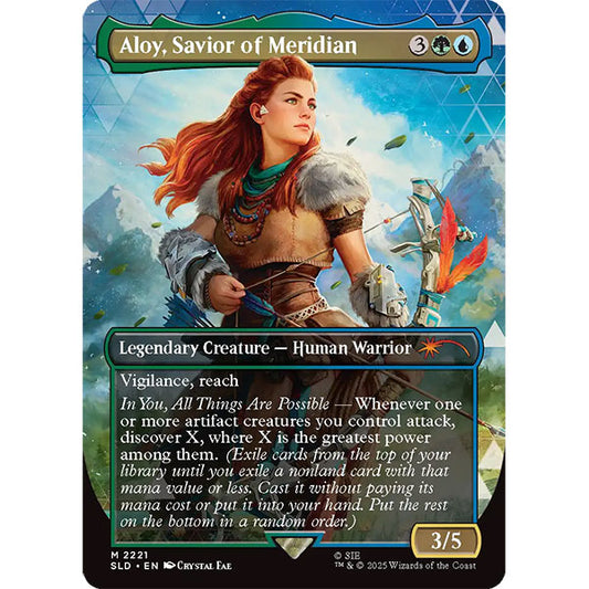 Magic the Gathering TCG: Secret Lair - Horizon Zero Dawn Huntress & The Machines