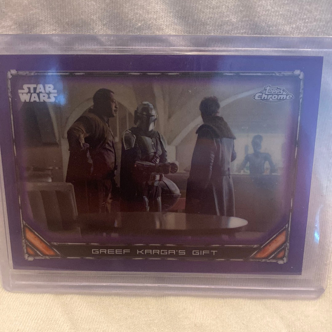 Topps Chrome Star Wars Beskar Edition parallel trading cards PYC