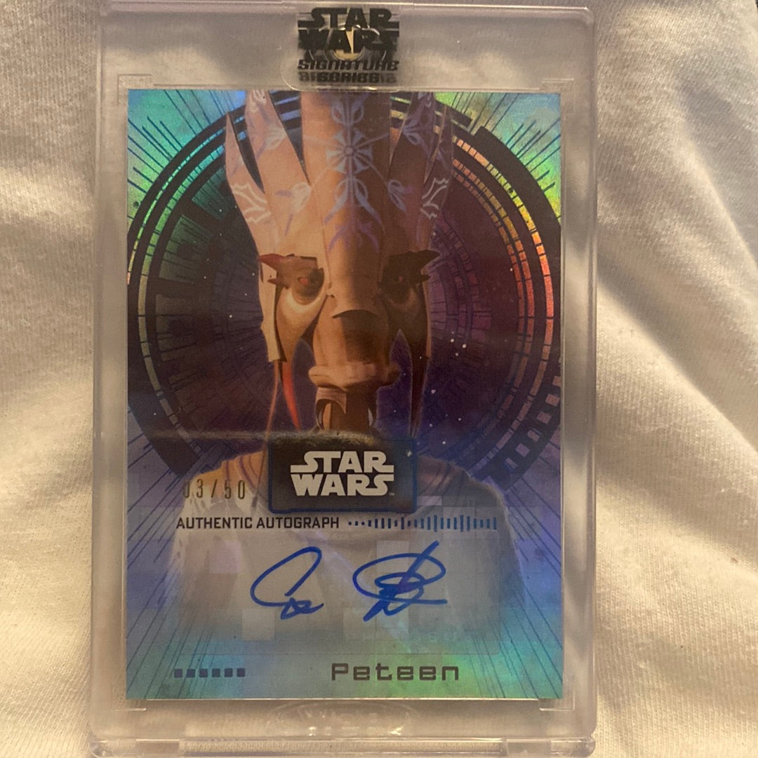 Topps Star Wars Signature Series trading card A-CA