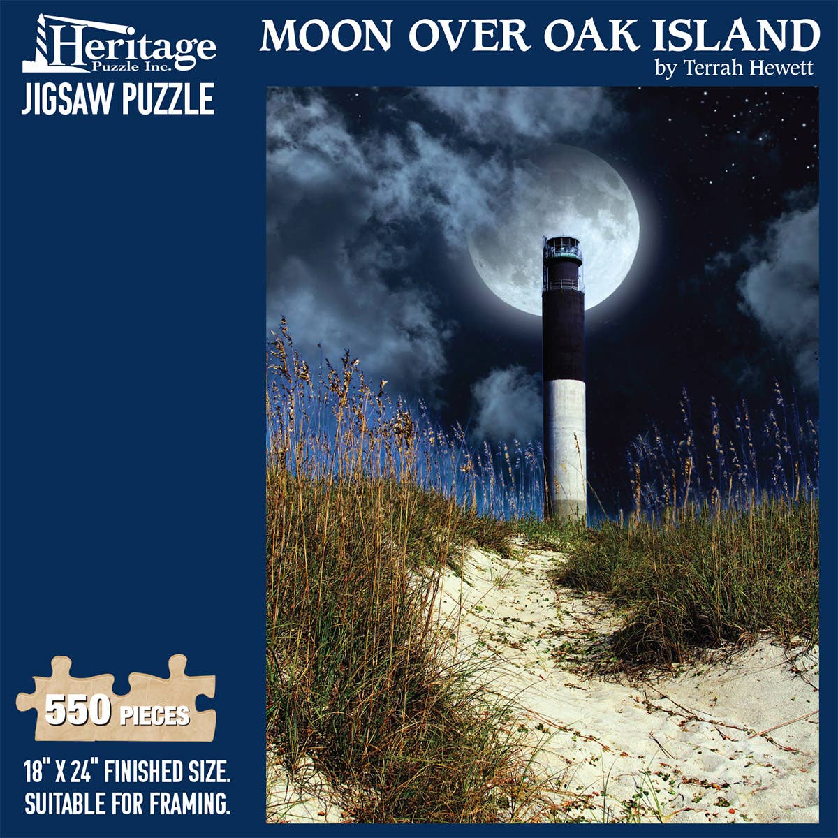 Puzzle: Moon Over Oak Island 550 Piece Puzzle