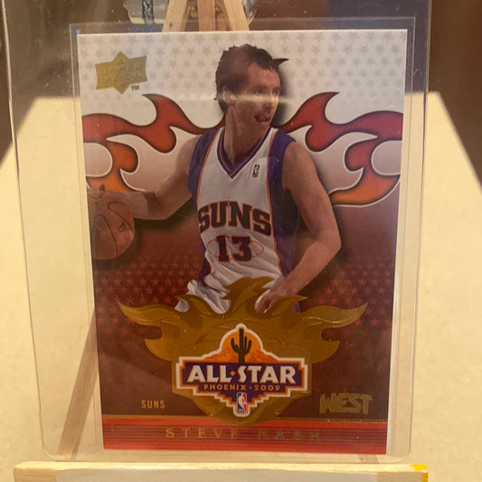 2009 Upper Deck Steve Nash All Star Insert #AS-9 Phoenix Suns Trading Card