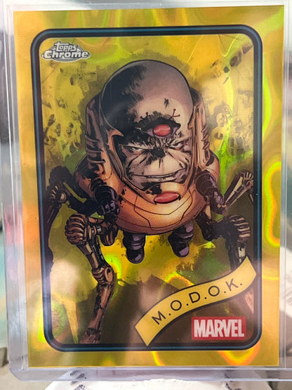 2025 Topps TCG Marvel Chrome Refractors and Inserts and Parallels