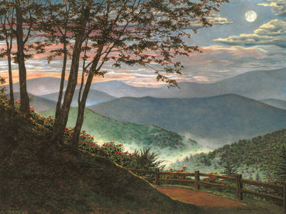 Puzzle: Smoky Mountain Twilight 550 Piece Puzzle