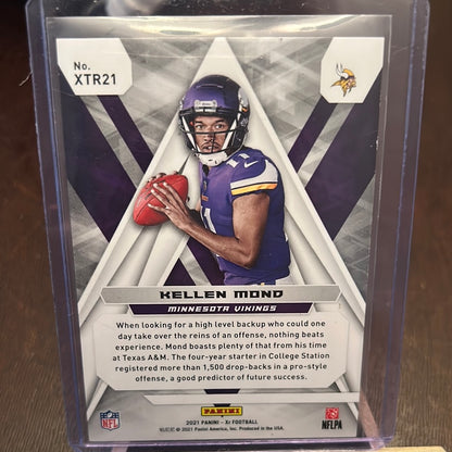 Kellen Mond 2021 Panini XR Xtreme Rookies RC Orange Parallel #XTR21 Vikings /49 Trading Card