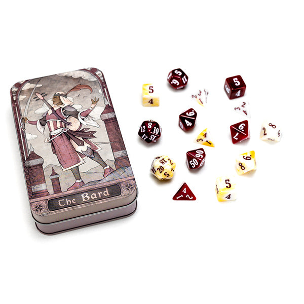 Dice: RPG Class Bard Set Tin (15 Dice)