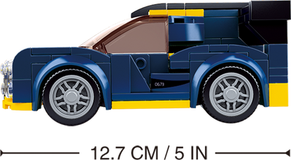 Model Bricks: Car Club Building Brick Kit, LeMans Car (154 Pcs)