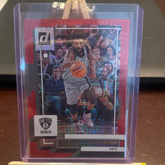 2022-23 Donruss Choice Kyrie Irving Red Mojo Parallel 80/99 Nets/Mavericks Trading Card